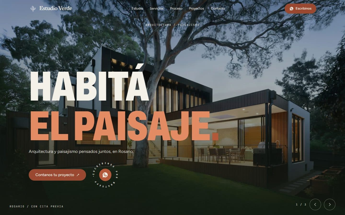 Portada de Estudio Verde, arquitectura y paisajismo